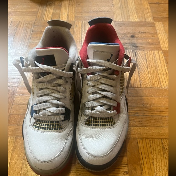 Jordan 4- “What the 4’s” size 6.5youth - Picture 2 of 3